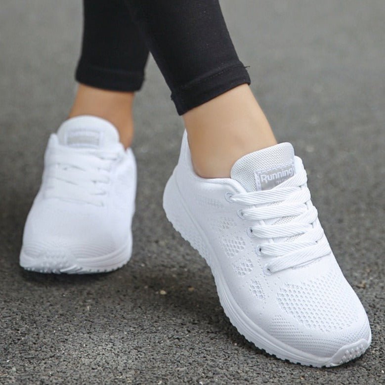 Promenadsneakers för dam med fotvalvsstöd