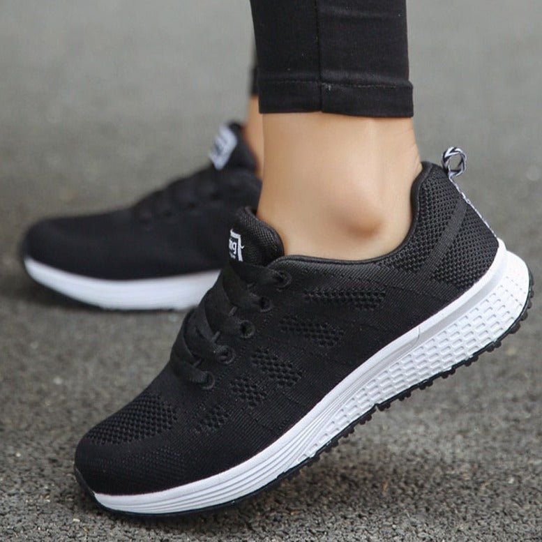 Promenadsneakers för dam med fotvalvsstöd