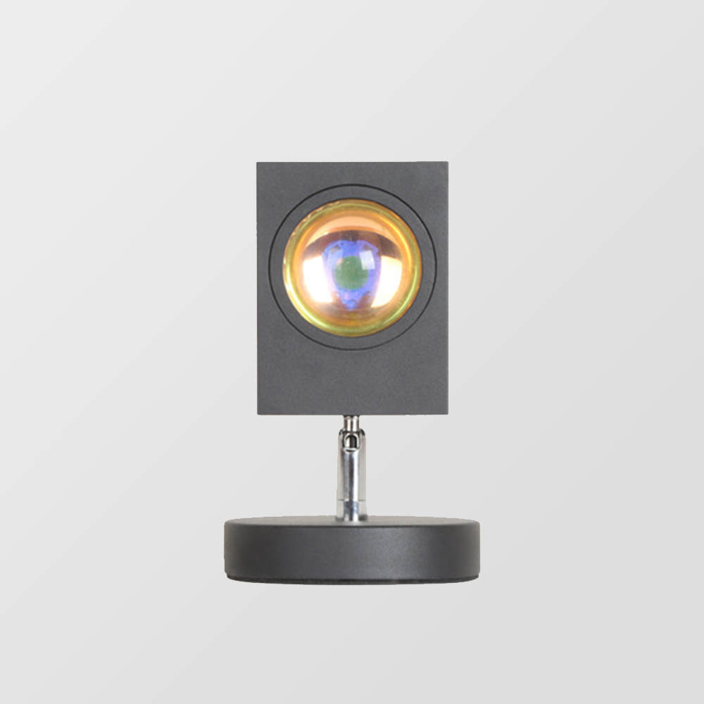 Retro solnedgångs-LED-bordslampa