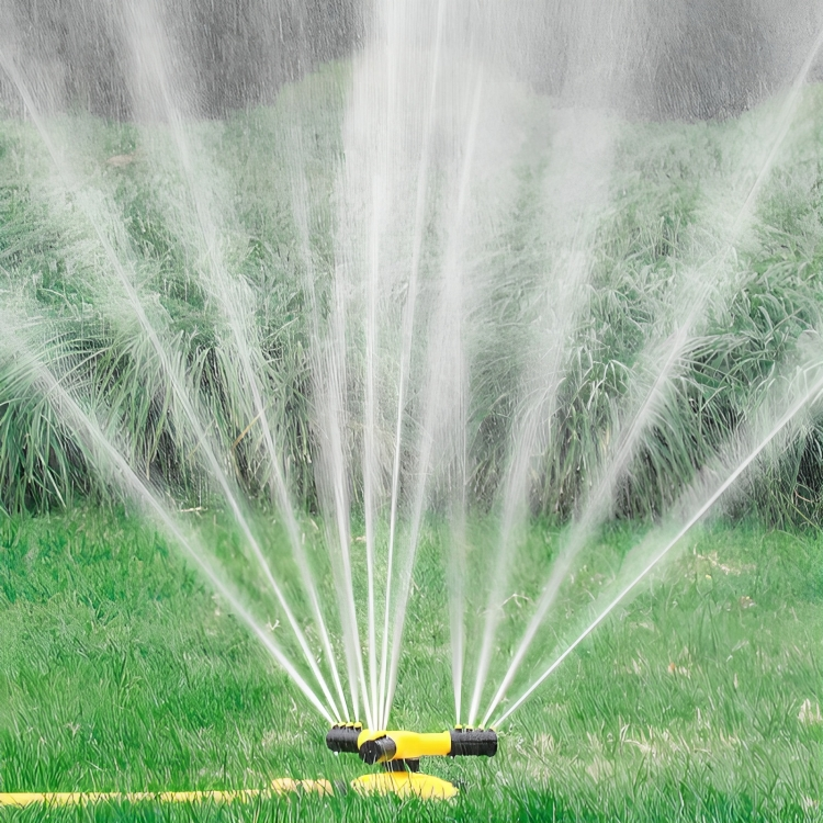 Roterande vattenspridare för gräsmatta | 360° täckning, vattenbesparande teknologi & justerbar spray för effektiv trädgårdsbevattning