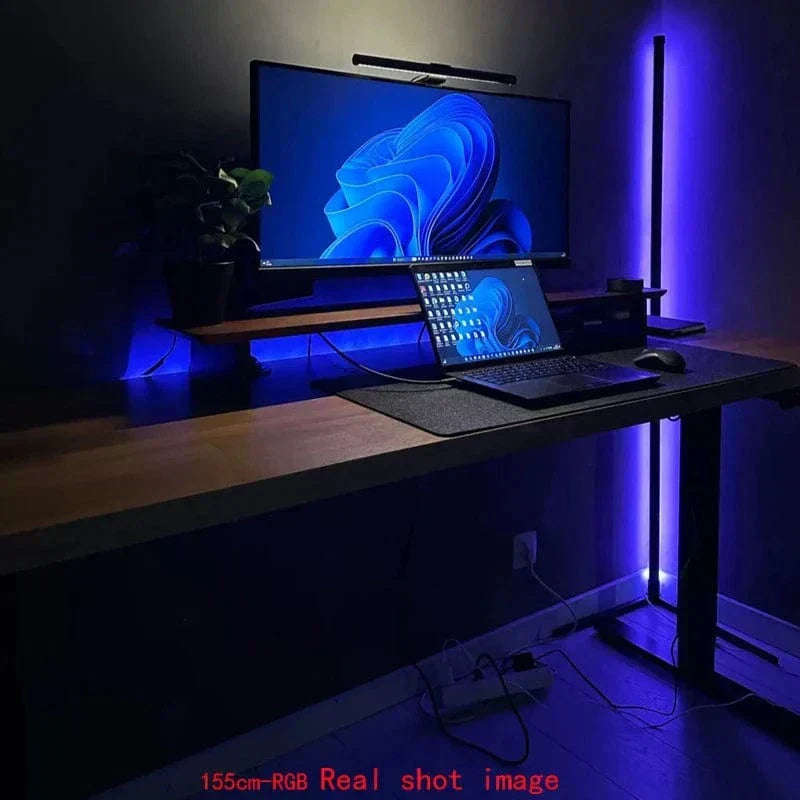 Slank RGB hörnlampa med fjärrkontroll - Modern belysning