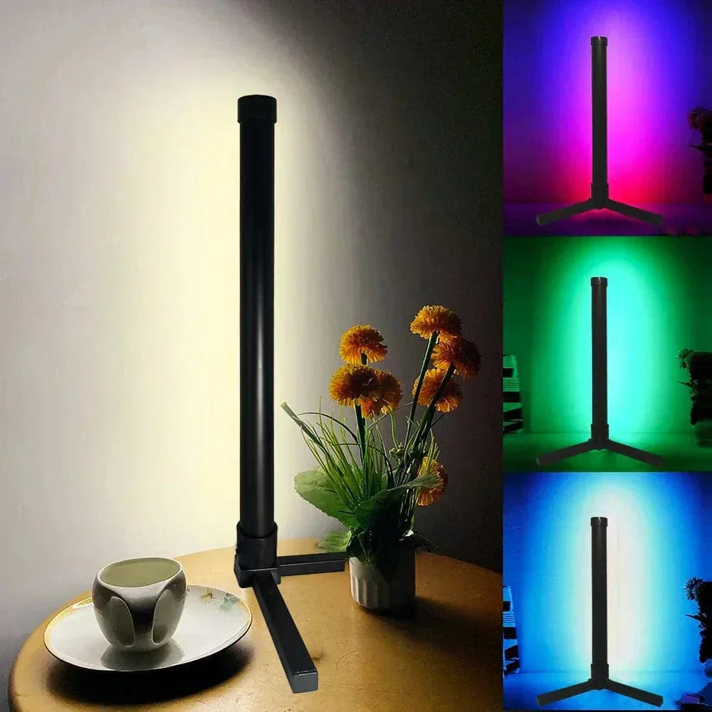 Slank RGB hörnlampa med fjärrkontroll - Modern belysning