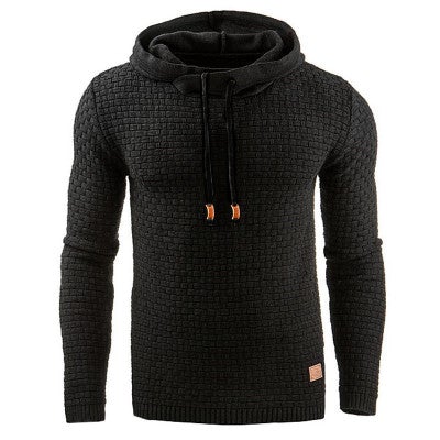 Slim fit vinterhuvtröja för herr