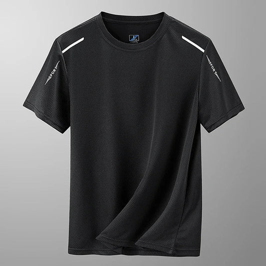 Snabbtorkande sport-t-shirt för herrar med reflekterande detaljer