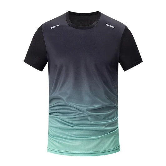Snabbtorkande t-shirt med färgövergång för herrar