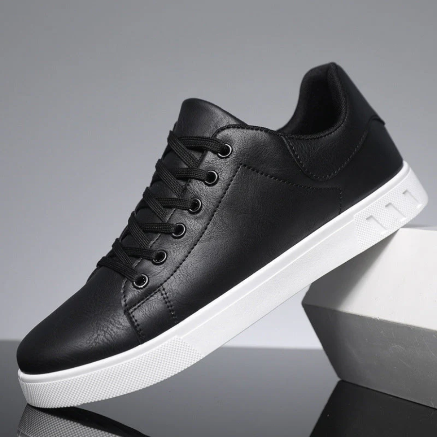Snörade sneakers för herr i casual stil