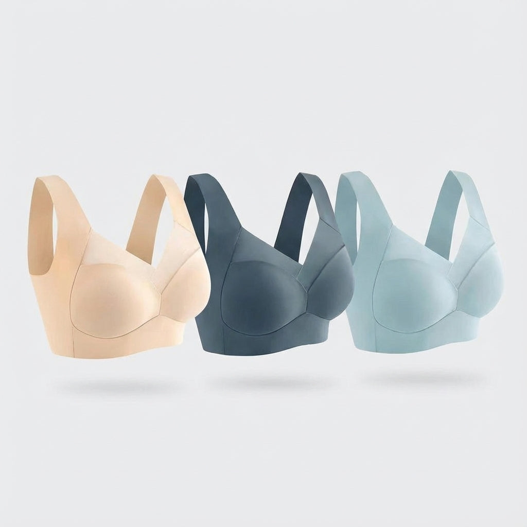 Sömlös push-up-sport-bh