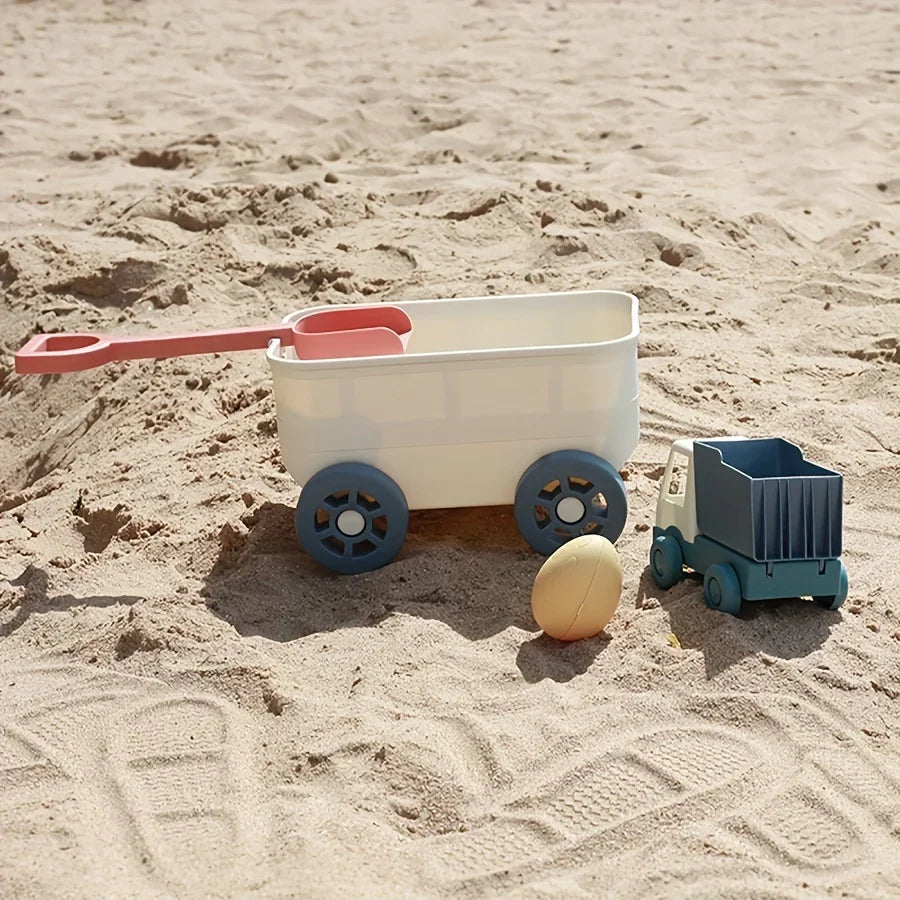 Strandleksaksset med dragvagn