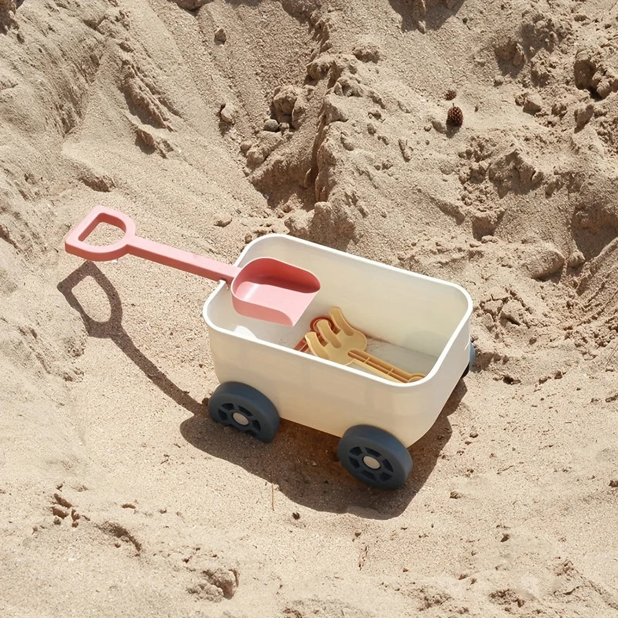 Strandleksaksset med dragvagn