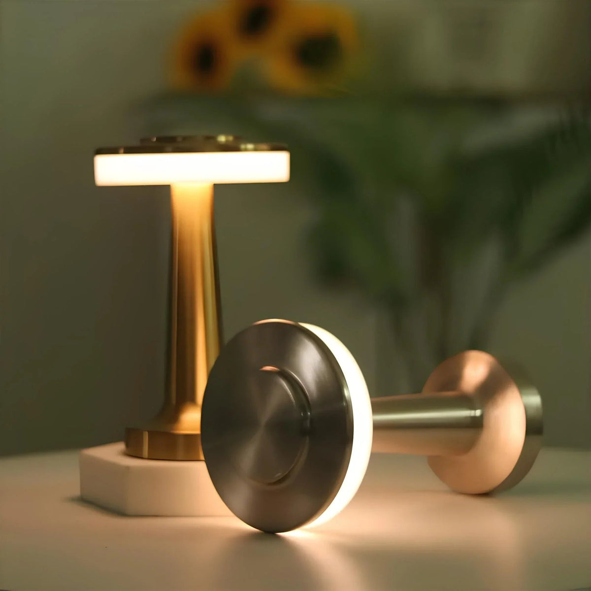 Trådlös retro bordslampa – uppladdningsbar lampa för sovrum och vardagsrum