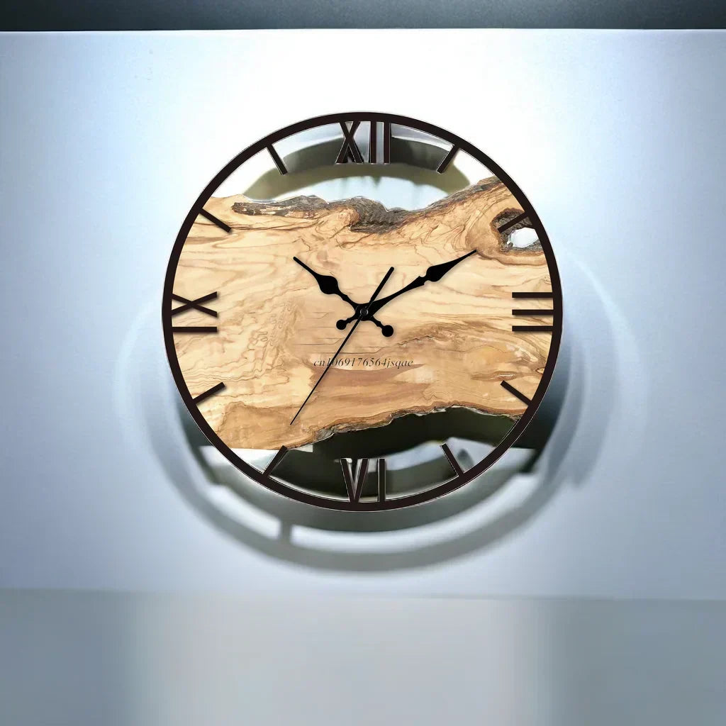 Transparent väggklocka - Elegant design
