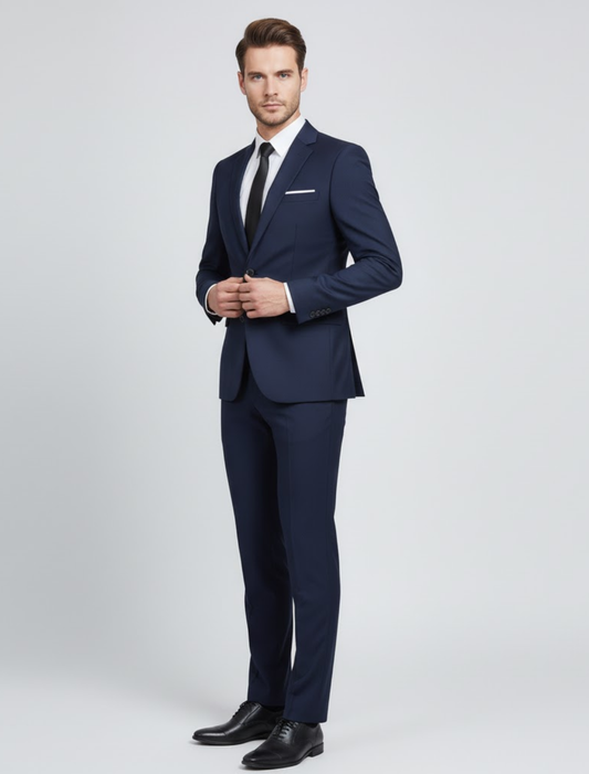 Tvådelad kostym i modern fit