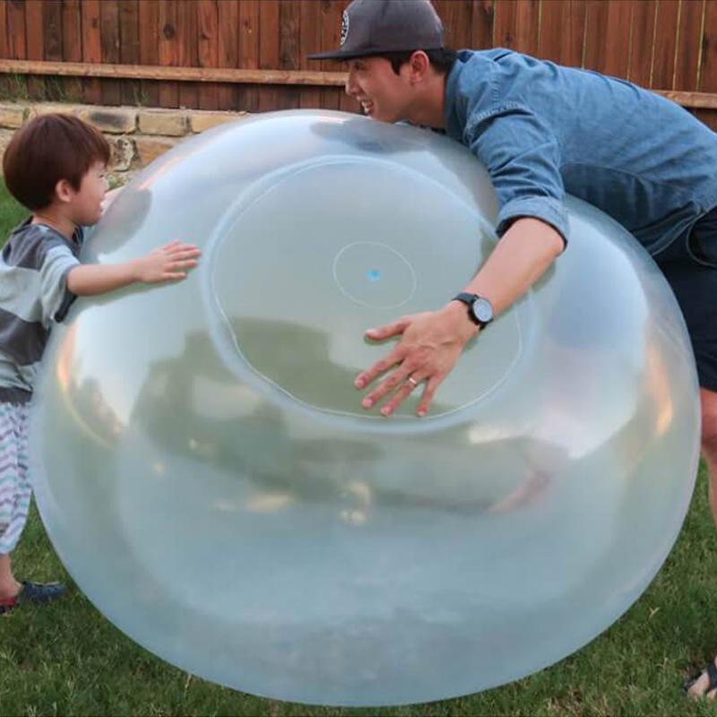 Uppblåsbar bubbelboll