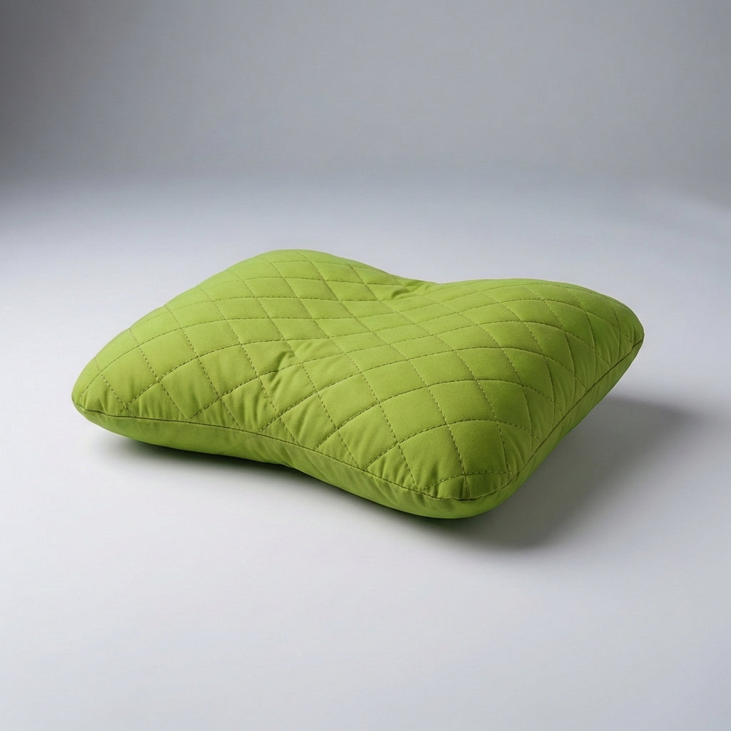 Uppblåsbar ergonomisk resekudde