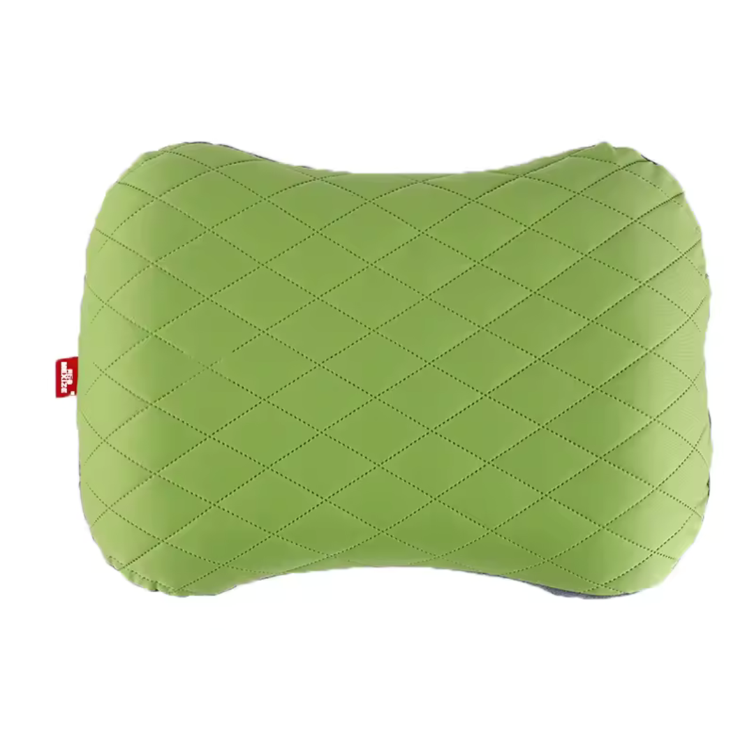 Uppblåsbar ergonomisk resekudde