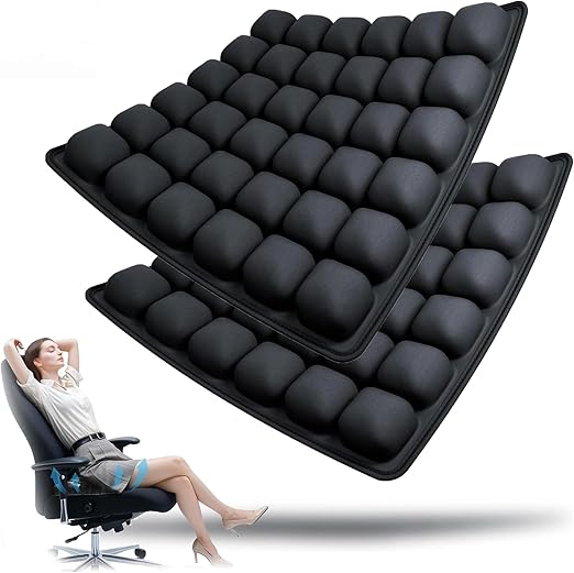 Uppblåsbar resekudde med ergonomisk tryckavlastning