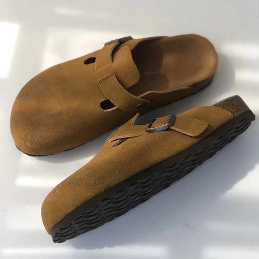 Vegansandaler i läderimitation unisex
